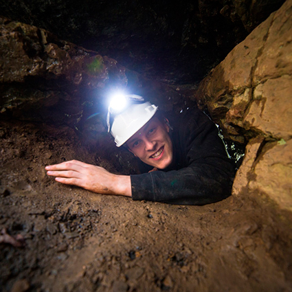 Wild caving