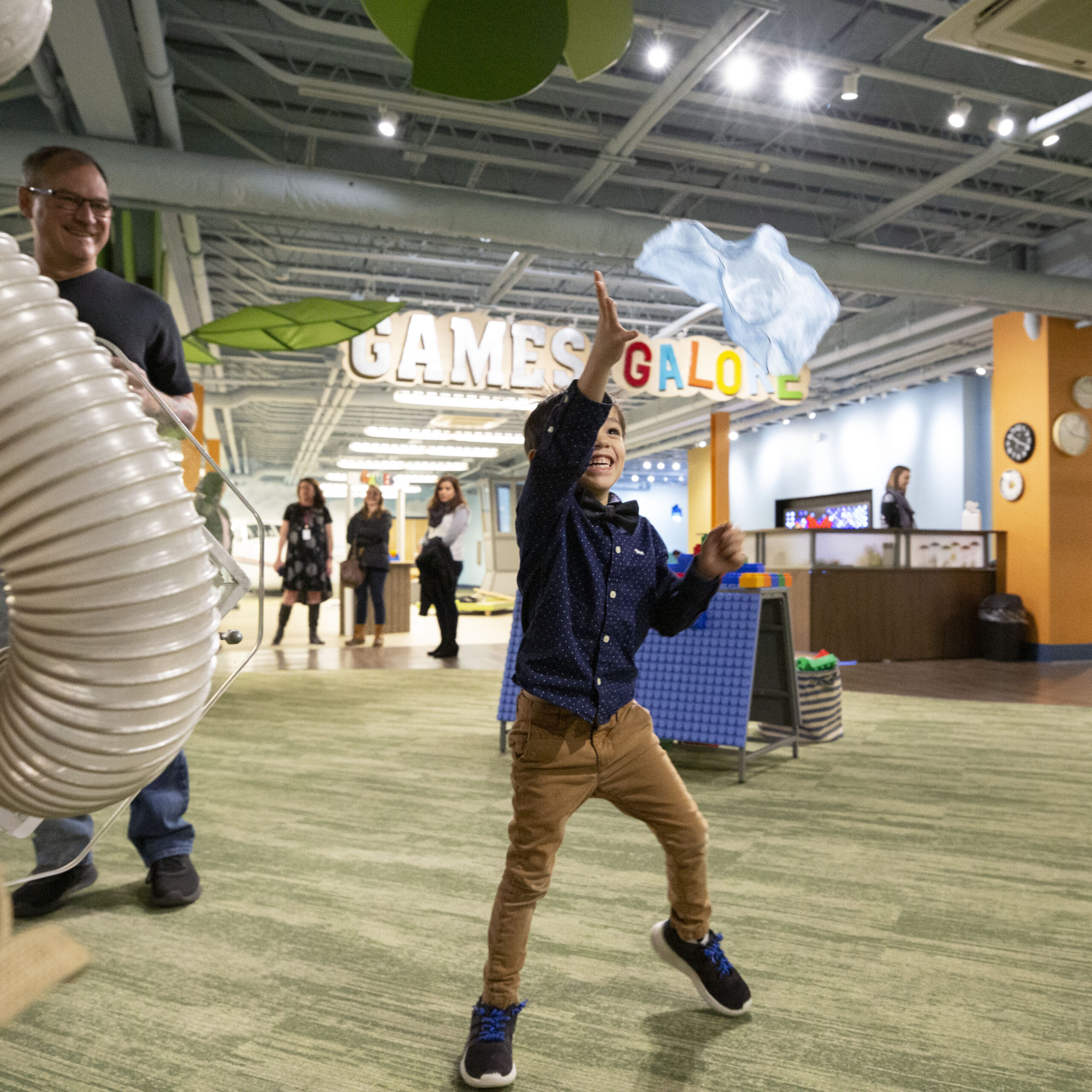 Kid playing at the explore more discovery museum