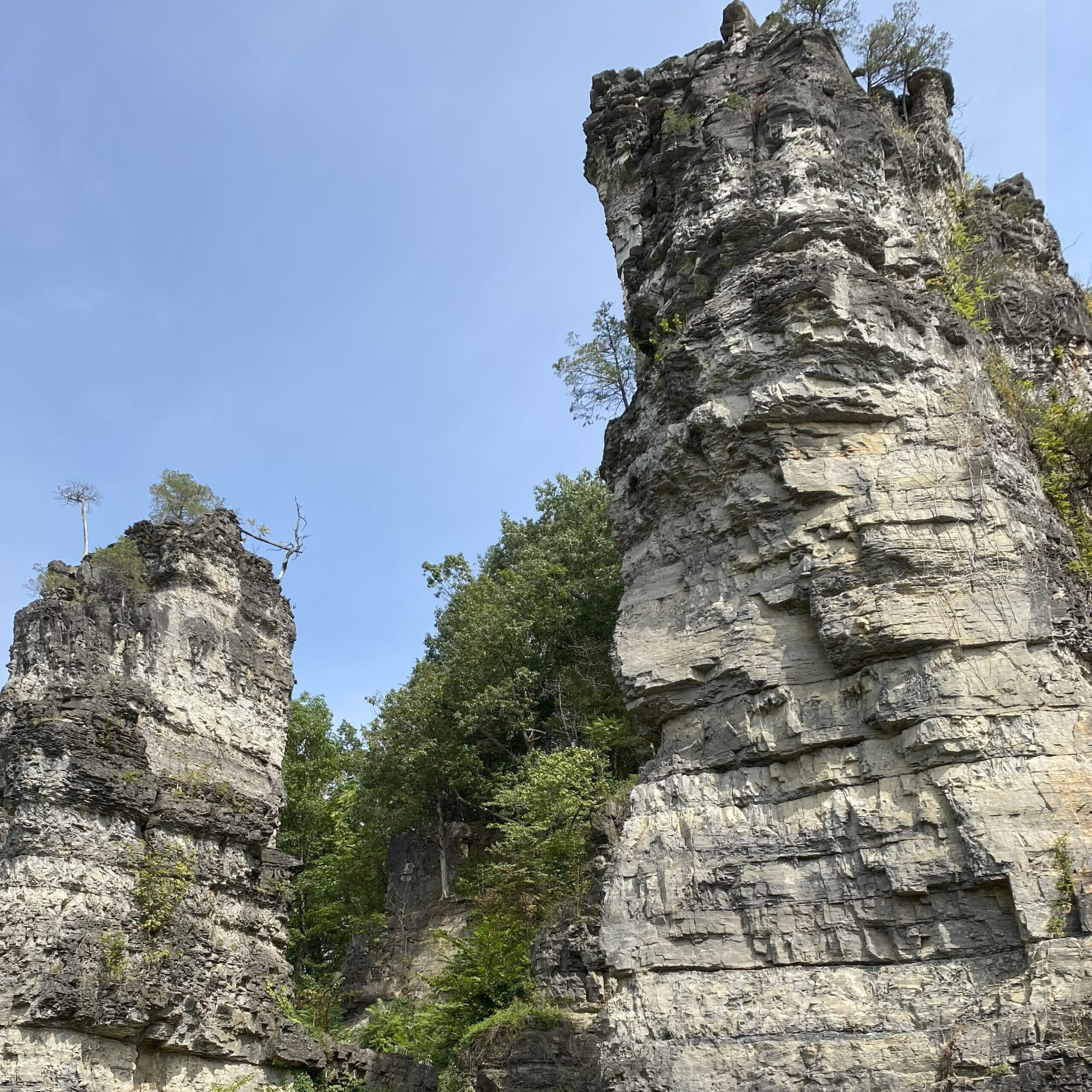 Rock formation at Natural Chimneys