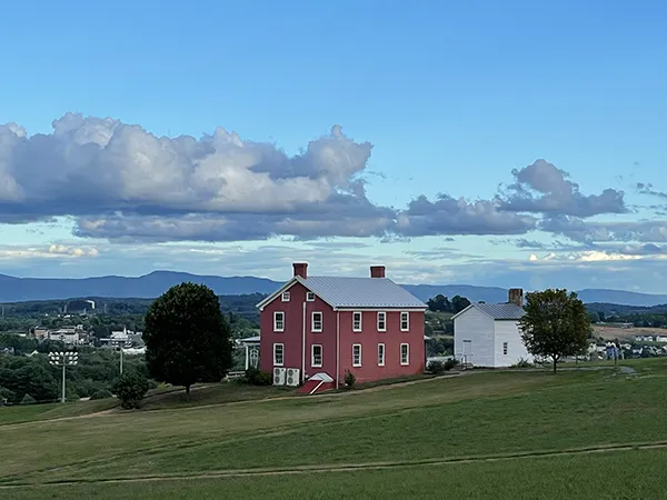 Heritage center brick farmhouse and washhouse
