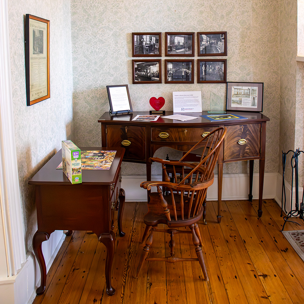 Furniture in the Virginia Craftsmen Showroom
