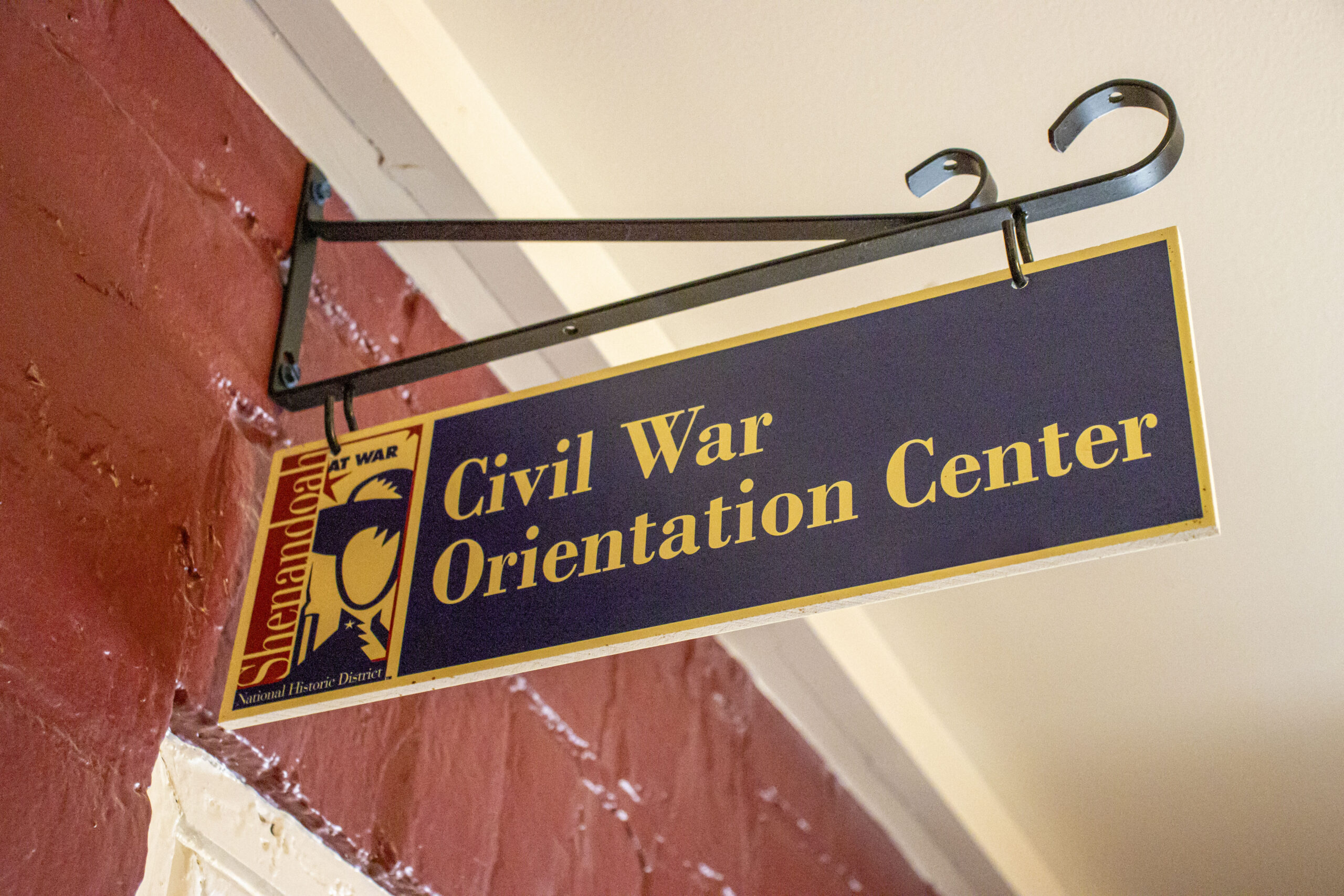 Civil War Orientation Center 5 Civil War Orientation Sign within the Hardesty Higgins House