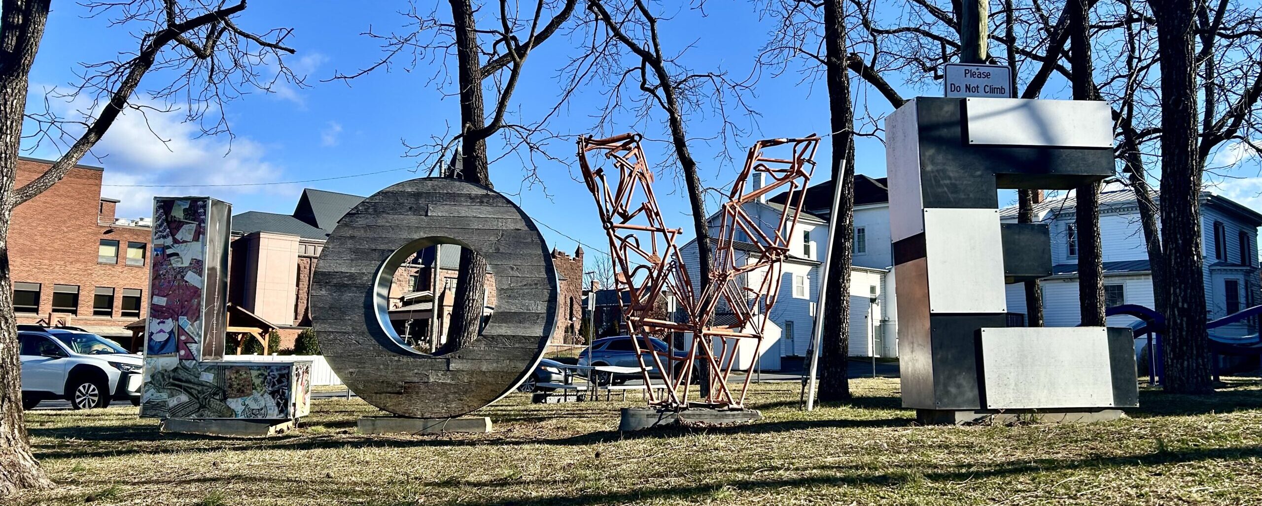 L-O-V-E sign in Harrisonburg, Virginia