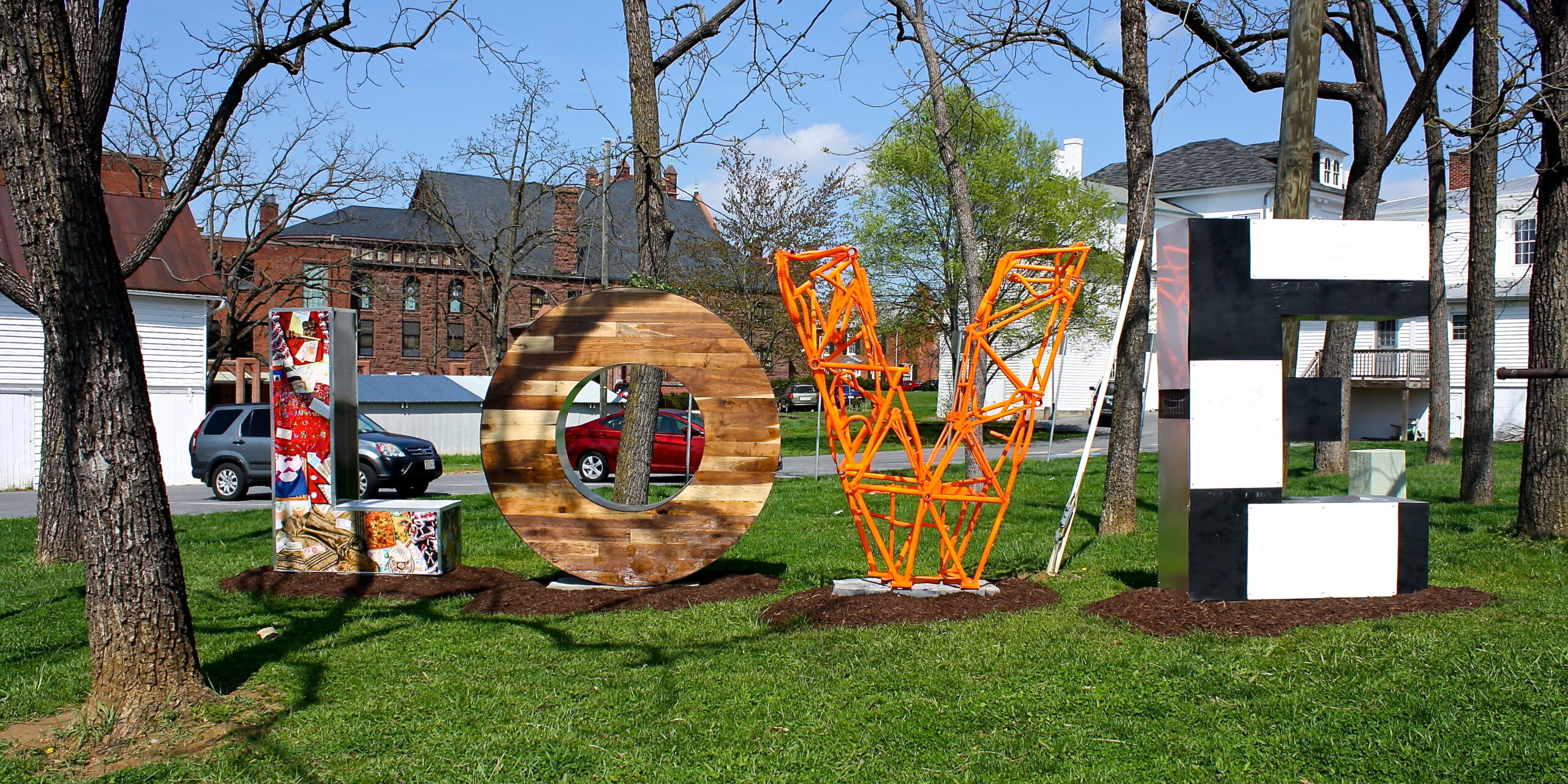L-O-V-E sign in Harrisonburg, Virginia