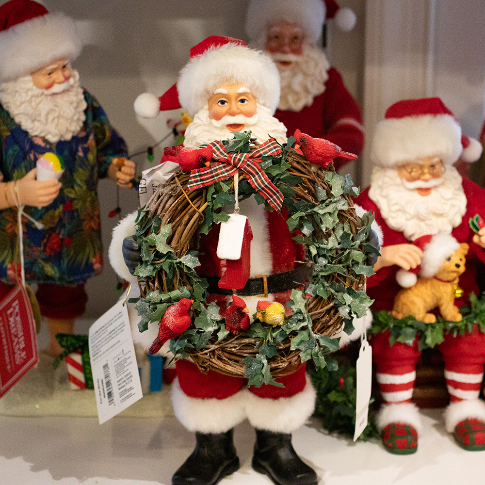 Santa at Snow and Ice Store