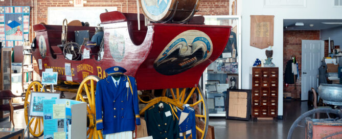 Exhibit in the Plains District Memorial Museum