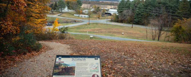 Sign/plaque at Port Republic Battlefield