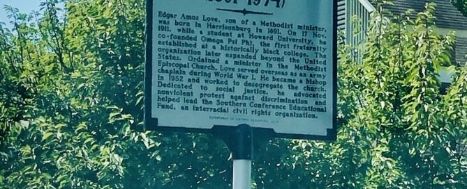 Edgar Love Historic Marker