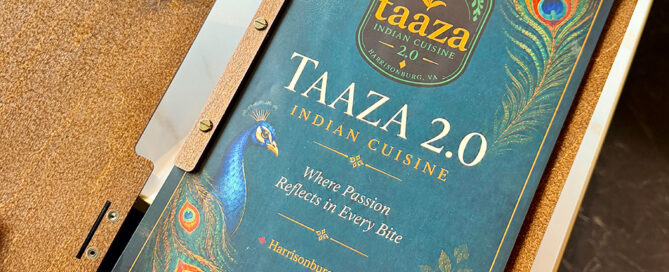 Taaza 2.0 Menu